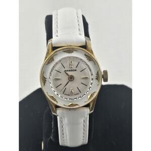 Vintage 50s Manson Swiss Manual Wind Ladies Diamond Tooled Tested Runs Great